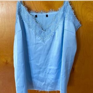 Blue Lace Top